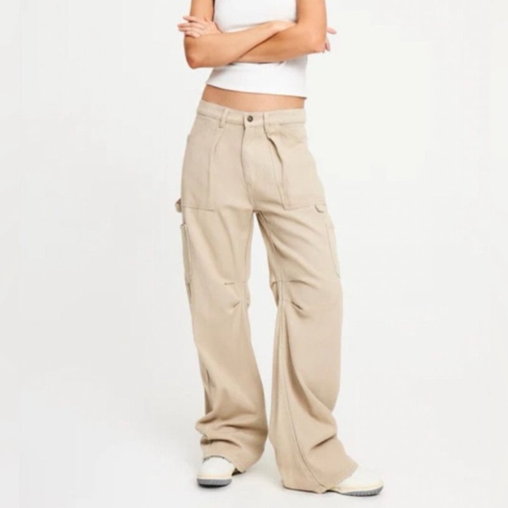 Lioness Cargo Extra Baggy Barrel Jeans Size XS